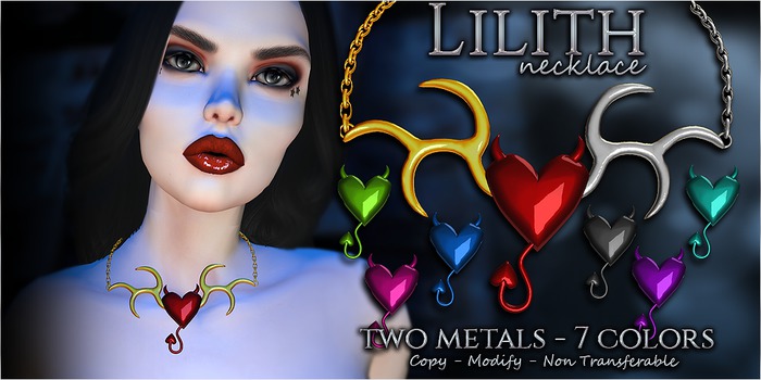 VENGE -  Original Mesh - Lilith Necklace  (WEAR ME)