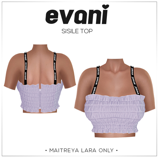 EVANI - SISILE TOP [Lilac]