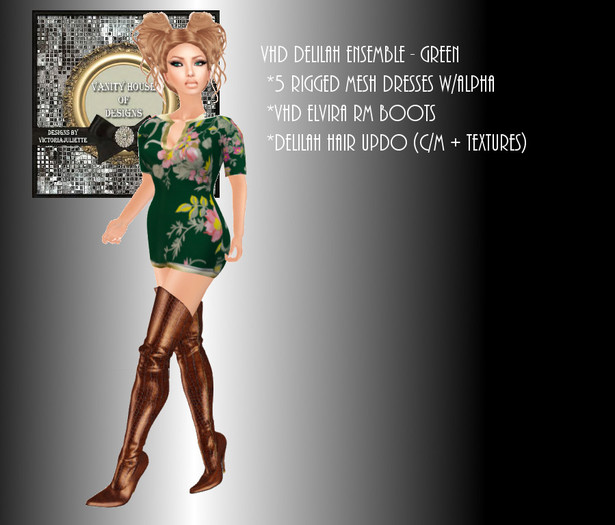 VHD Delilah Ensemble Green (boxed)
