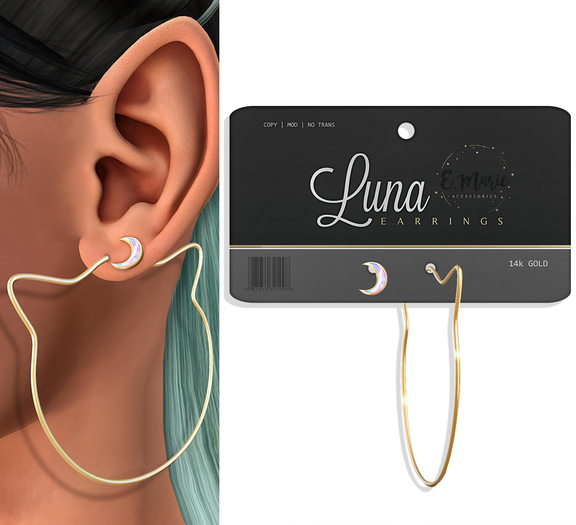 e.marie // Luna Earring Set - 14K (wear to unpack)
