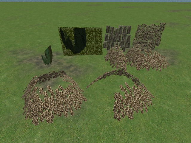 Full perm. Set of mesh camo nets + textures