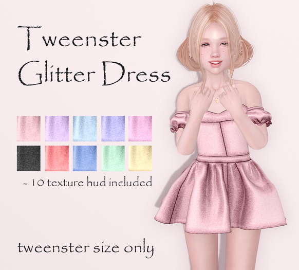 {Petunia} Tweenster Glitter Dress