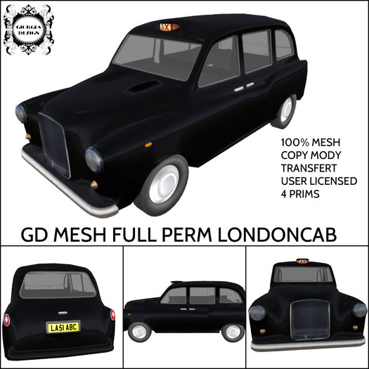 GD MESH FULL PERM LONDONCAB