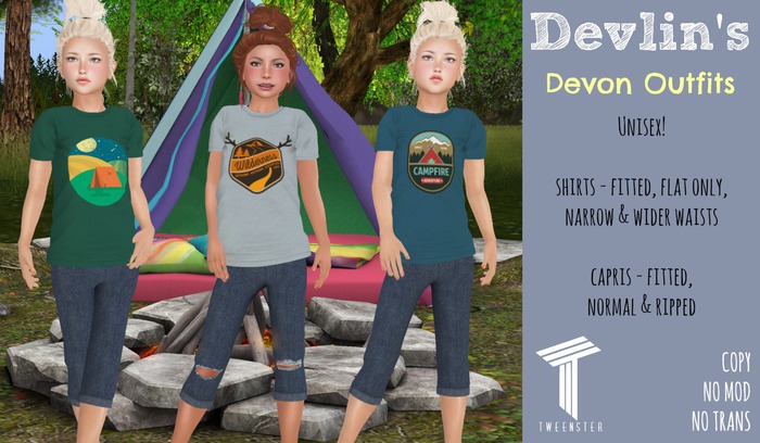 Devlin's - Tweenster - Devon Outfits