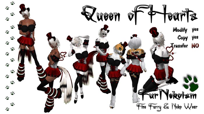 FurNekoism- Queen of Hearts Costume (Promo Price)