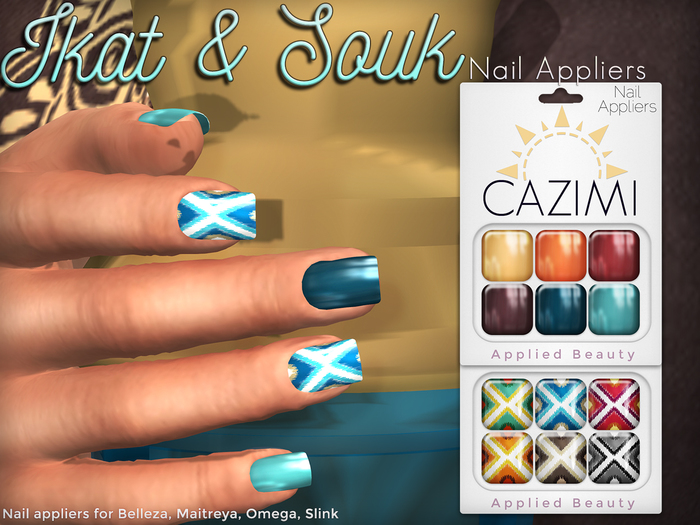 CAZIMI: Nails - Ikat & Souk