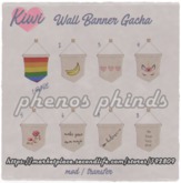 5.kiwi / Wall Banner Gacha - Flower