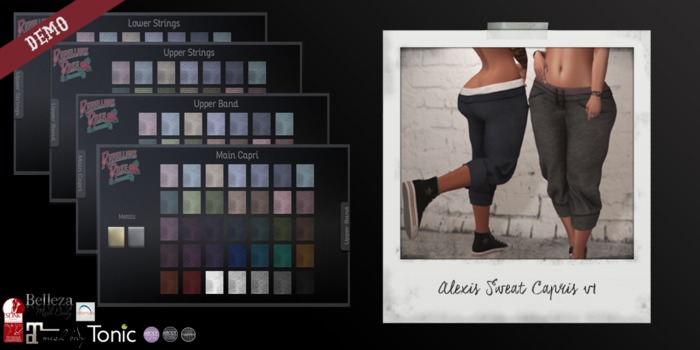 ~Rebellious Rose~ Alexis Sweat Capris v1 DEMO