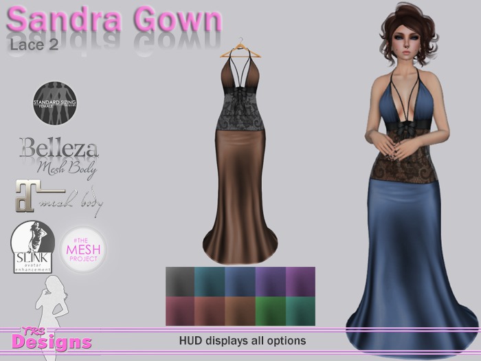 Sandra Gown With Hud Lace 2