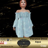 (CNS) Florance Dress Aqua