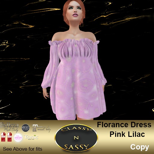 (CNS) Florance Dress Pink Lilac