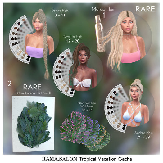 RAMA.SALON - Cynthia Hair 'BLONDES DARK' Rezz Me