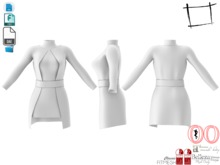 Dae Obj FBX High Neck Mini Dress and Jacket Over Mini Dress Maitreya, Ocacin Standard, Slink, Belleza