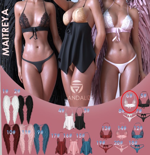 Scandalize.Ayara. Top 6# RARE Maitreya