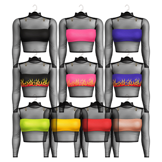 .:villena:. - Sheer Tube Top - Fatpack