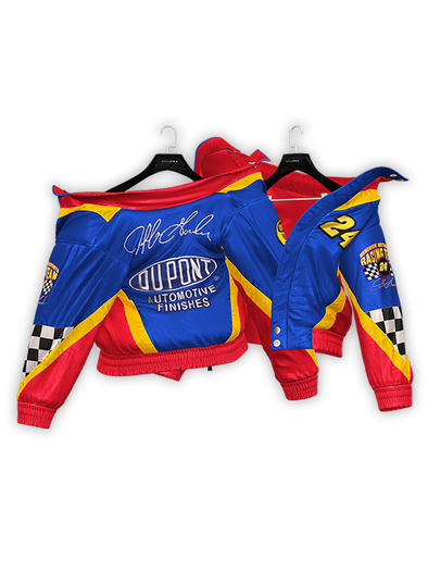 .:villena:. - Motorsport Bomber Jacket - Bl/R