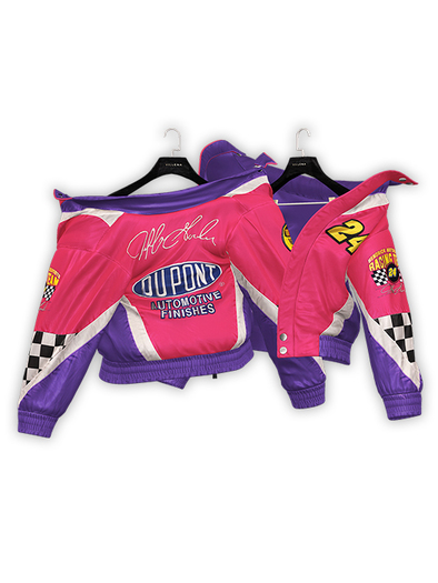 .:villena:. - Motorsport Bomber Jacket - Pk/Pr