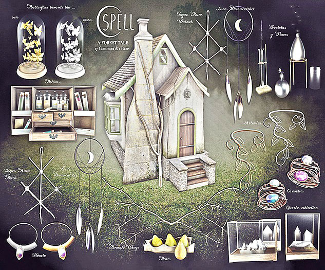 SPELL : A Forest Tale Complete Set w/ RARE