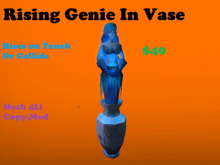 Rising Genie In Vase With Sound