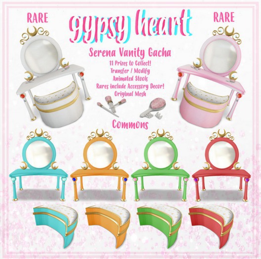 .gypsy heart. Serena Vanity - Mars Vanity