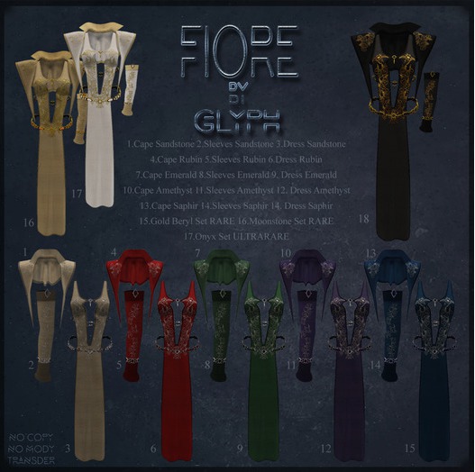 >glYph< Fiore Cape Saphir (Boxed)