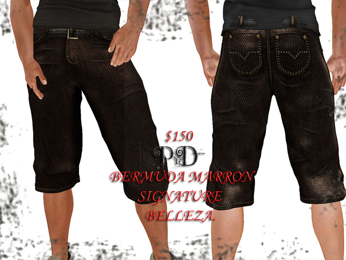 BERMUDA MARRON+GIANNI+BELLEZA