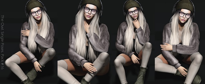 The Owl. Single Poses. Pack #16