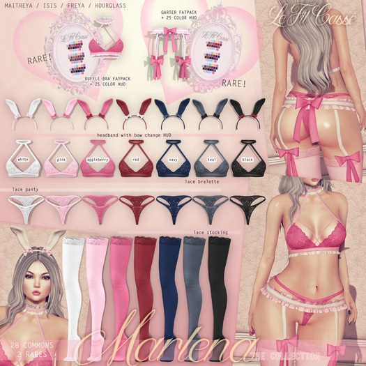 {le fil casse} Marlena Collection Stocking Freya Graphite