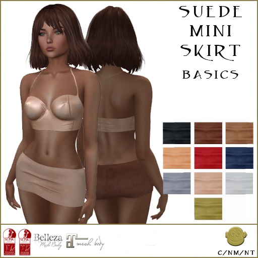 BM Suede Mini Skirt Basics