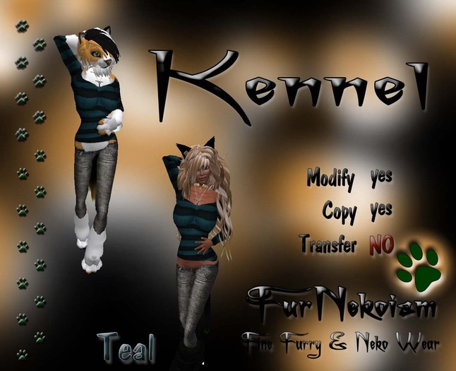 FurNekoism- Kennel - Teal (Promo Price)