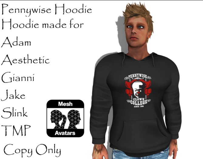 Mens Pennywise Hoodie