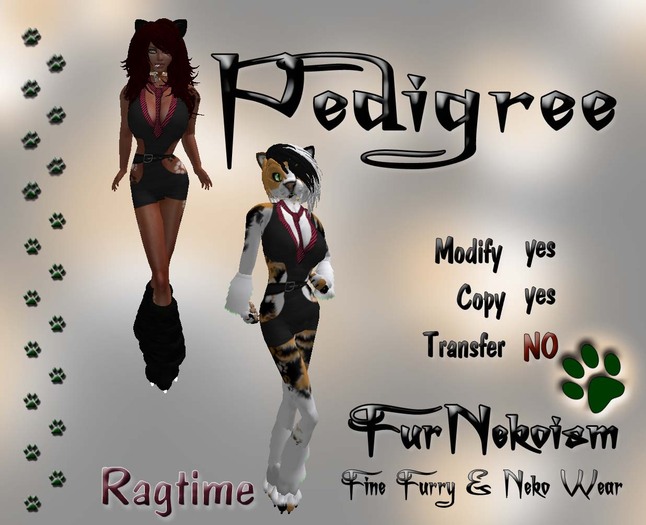 FurNekoism- Pedigree - Ragtime (Promo Price)
