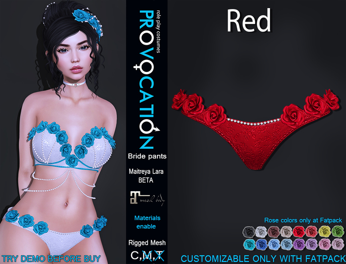[Provocation] Bride panty-Red(Maitreya Beta)