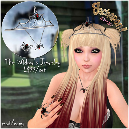 Gachapon! The Widow's Jewelry Set Silver