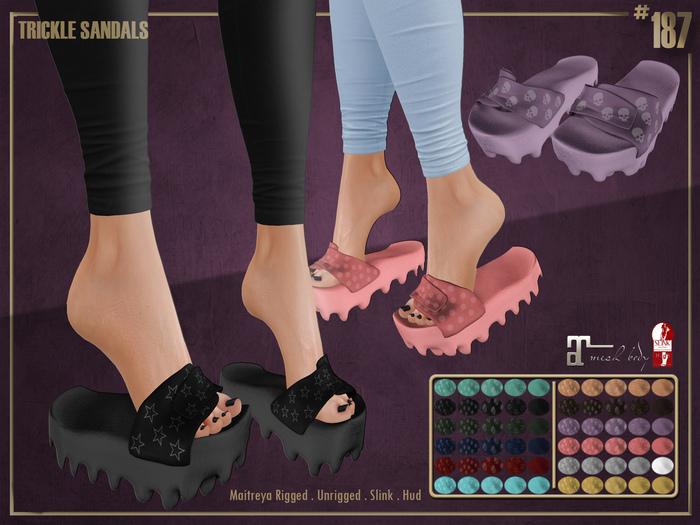#187# Trickle Sandals