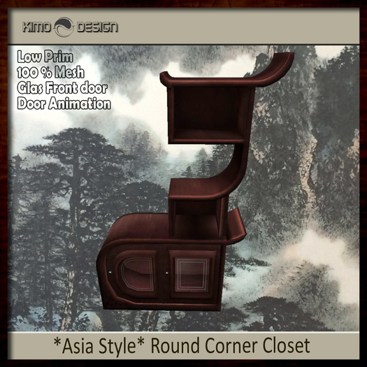 *Asia Style* round corner closet rezBOX