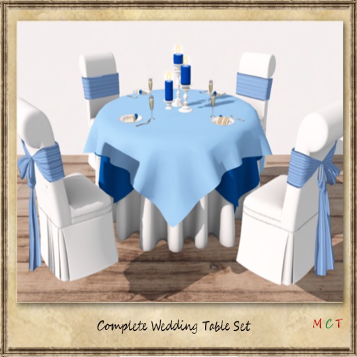 ::unmisTakAble:: Complete Wedding Table Set/Blue/