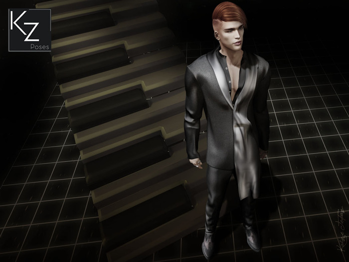 KZ poses - Stock - Male pose - Bento