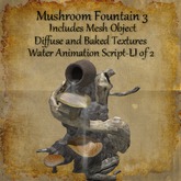 Bad Katz Fountain 3 Mushrooms Water Jugs