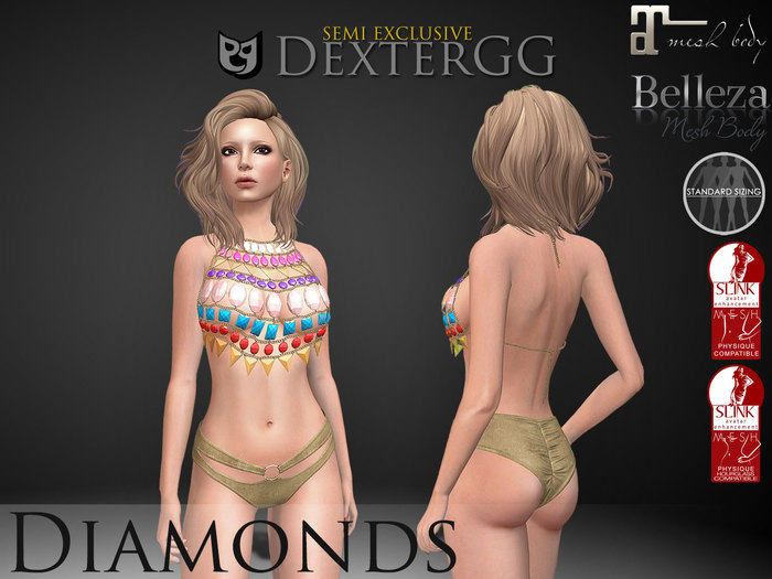 [GGTemplate] Diamonds PSD+DAE - SEMI EXCLUSIVE