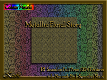 Metallic Floral Story Textures