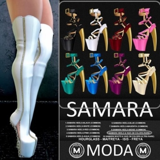 #7 [MODA] SAMARA HEELS & METALS HUD (MAGENTA/COMMON)