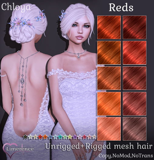 {Limerence} Chloya hair-Reds