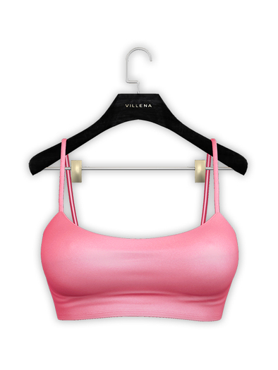 .:villena:. - Tank Crop Top - Pink