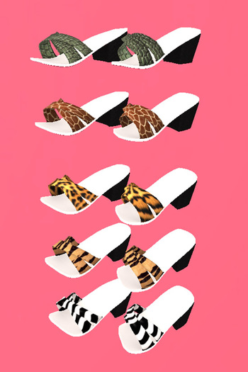 Lexxie Toddledoo Kid Heels Five Animals