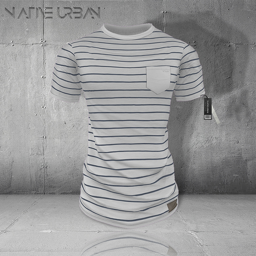 Native - Kalimba Tee Blue Stripes