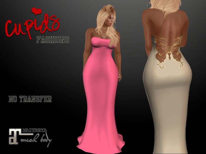 *CF* Butterfly Back Gown Maitreya ROSE