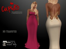 *CF* Butterfly Back Gown Maitreya BERRY