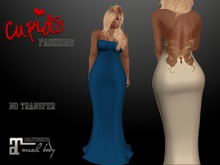 *CF* Butterfly Back Gown Maitreya TEAL