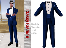 PROMO : Blue Tuxedo : Rigged Mesh (5sizes)